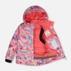 Kids   2-6  Printed Marble Two-Piece Snowsuit