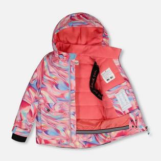 Deux Par Deux Kids' [2-6] Printed Marble Two-Piece Snowsuit
