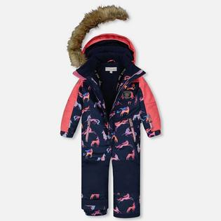 Deux Par Deux Kids' [2-6] Printed Unicorns One-Piece Snowsuit