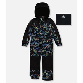 Deux Par Deux Kids' [2-6] Printed Dinos One-Piece Snowsuit