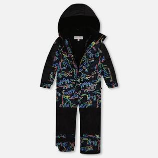 Deux Par Deux Kids' [2-6] Printed Dinos One-Piece Snowsuit