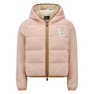  Women's Padded Fleece Zip-Up Hoodie Jacket