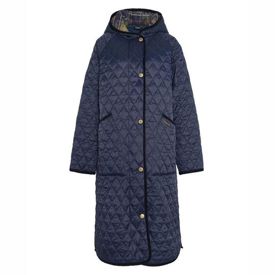 Barbour Harmby Quilted Jacket Women s M Navy Classic