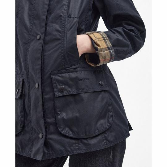 Barbour beadnell jacket womens navy on sale