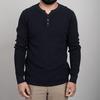 Chandail en tricot Henley pour hommes