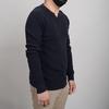 Chandail en tricot Henley pour hommes