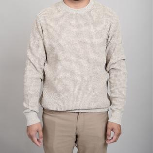  Men's Cotton-Blend Knit Sweater