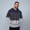 Chandail   capuchon en tricot   blocs de couleur pour hommes