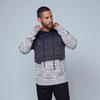 Chandail   capuchon en tricot   blocs de couleur pour hommes