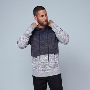 Oak & Ivy Men's Colourblock Hooded Knit Sweater