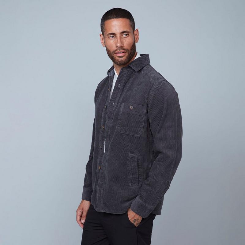 Oak & Ivy Surchemise en velours c&ocirc;tel&eacute; pour hommes