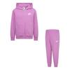 Kids   4-6X  Club Fleece Full-Zip Hoodie   Jogger Two-Piece Set