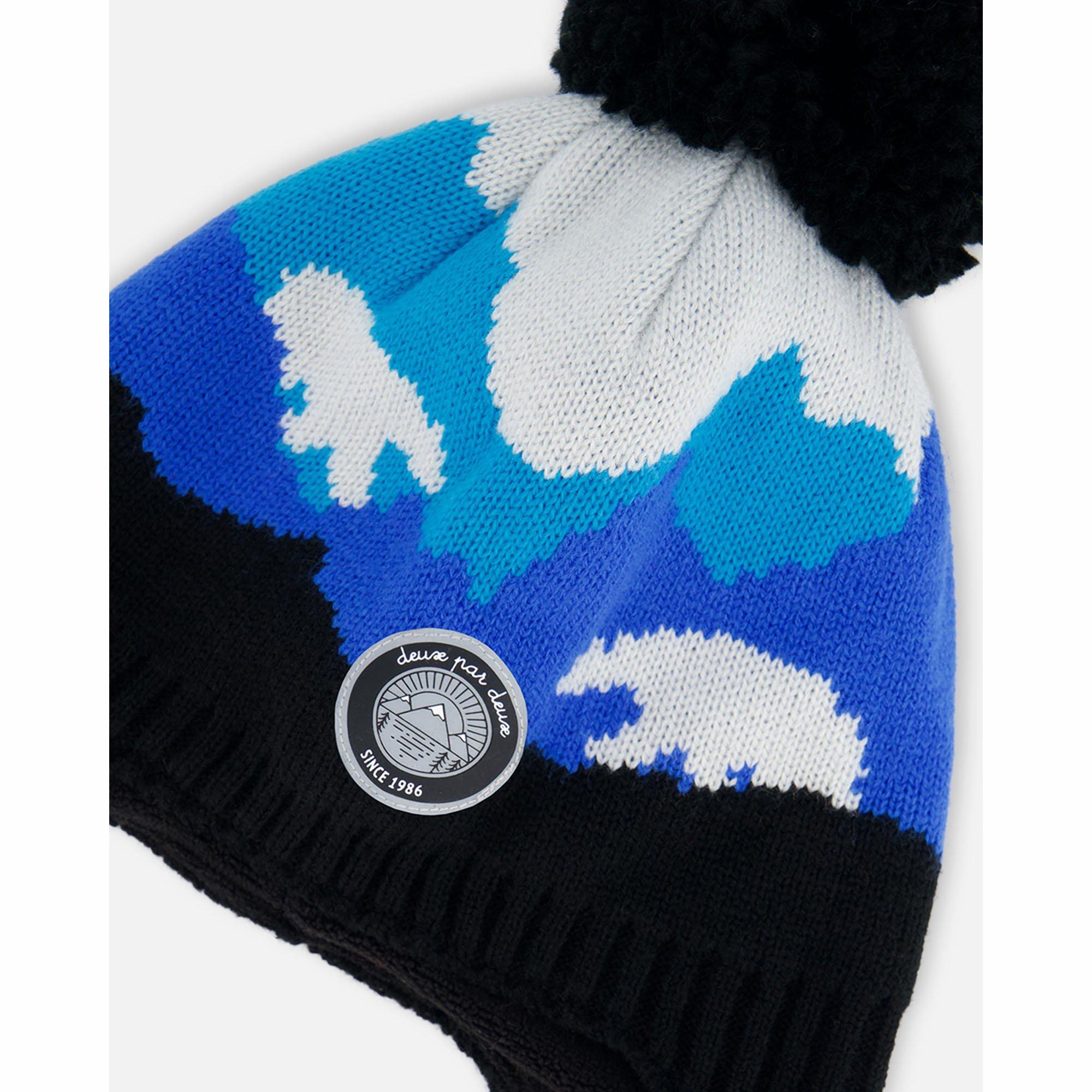 Kids' [2-8] Pompom Peruvian Knit Hat