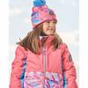 Tuque en tricot marbr    pompon pour enfants  2-8 