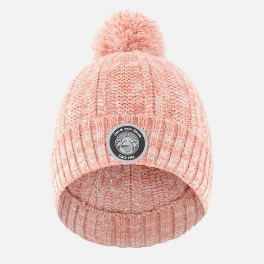 Deux Par Deux Kids   2-8  Pompom Light Knit Hat