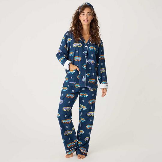 Women s Ski You Later Two Piece Pajama Set PJ Salvage Sporting Life Online