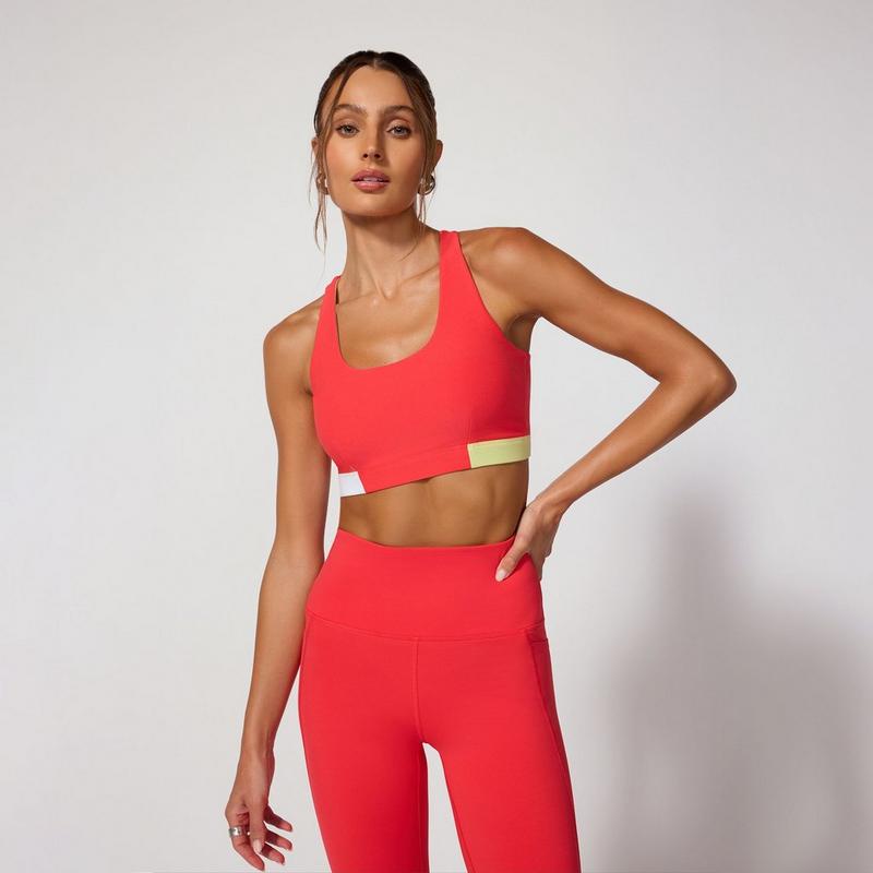MPG Soutien-gorge de sport &agrave; soutien moyen Explore Peached pour femmes