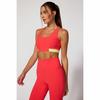 Women s Explore Peached Medium Support Sports Bra