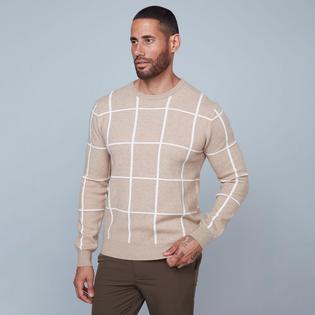 Oak & Ivy Men's Windowpane Sweater