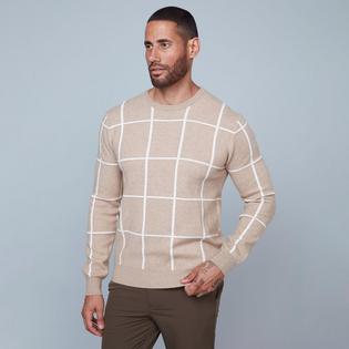 Men's Windowpane Sweater