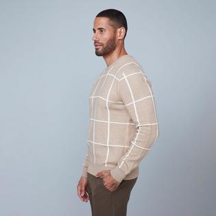 Oak & Ivy Men's Windowpane Sweater