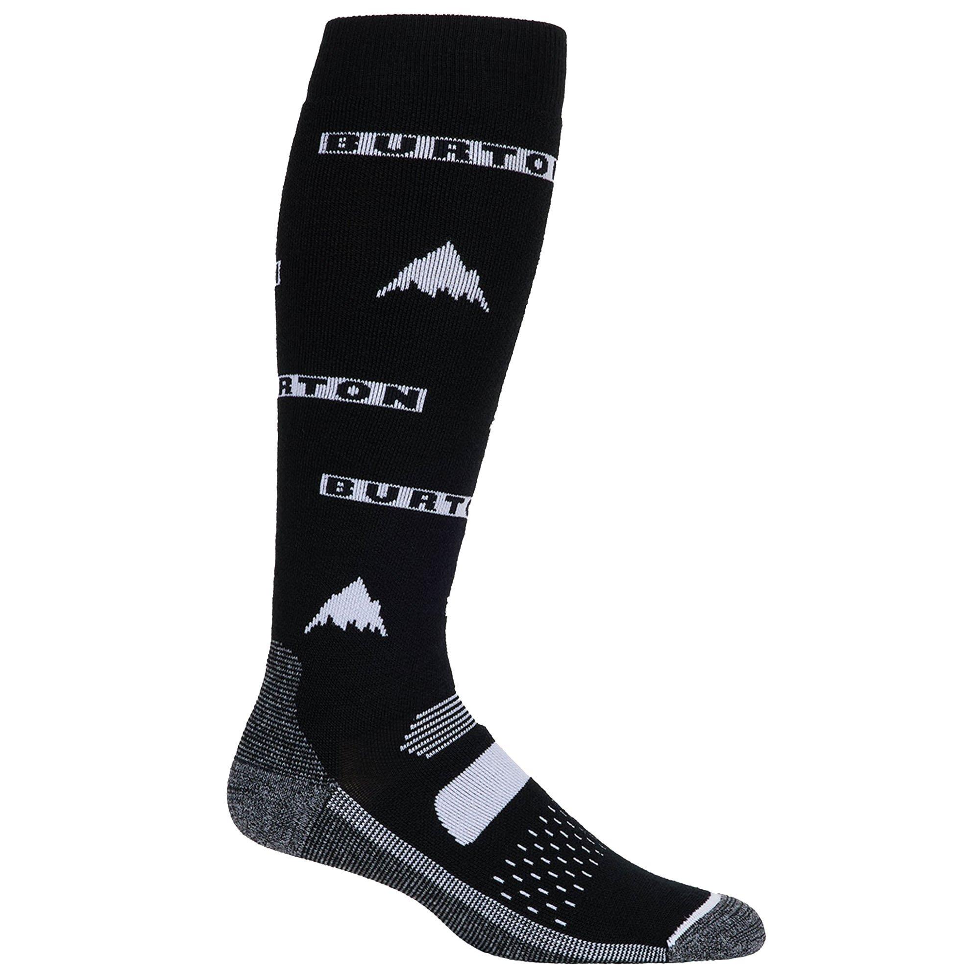 Burton | Men's Performance Midweight Socks, Logo, Size Large