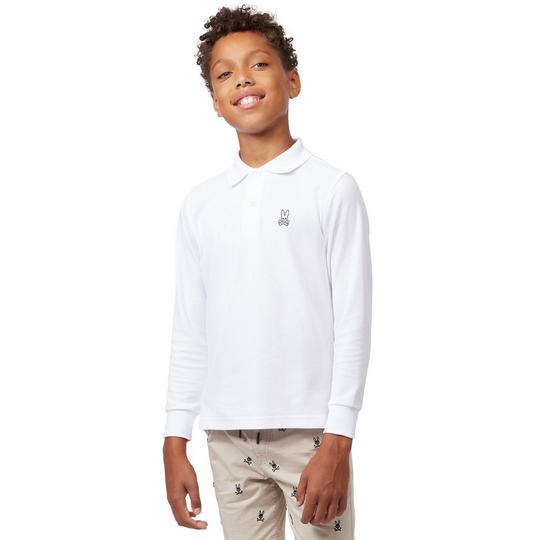 Psycho Bunny Junior Boys   7-20  Classic Long Sleeve Polo