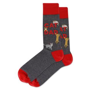 Hot Sox Men's Cat Dad Sock