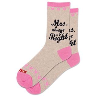 Women's Mrs Always Right Sock