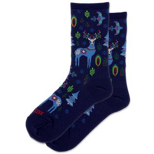 Hot Sox Women's Reindeer Sock