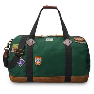 Suede-Trim Trail Duffel Bag