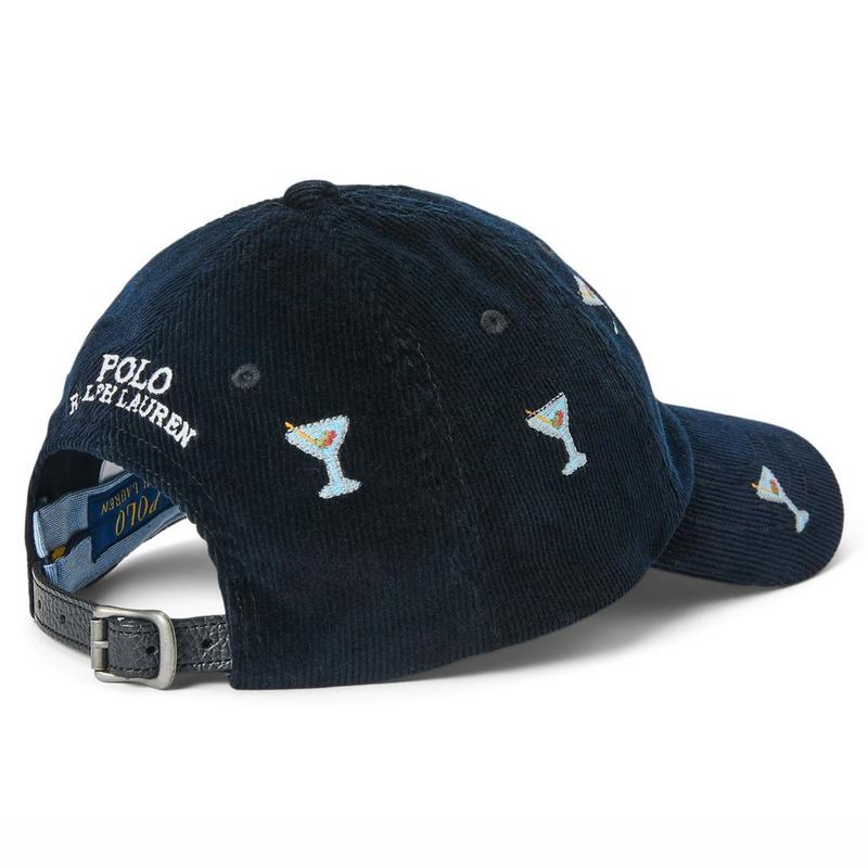 Polo Ralph Lauren Casquette en velours c&ocirc;tel&eacute; brod&eacute;e pour hommes