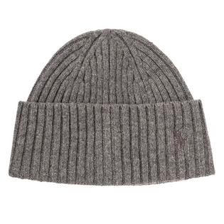 Unisex Merino Wool Ribbed Knit Beanie