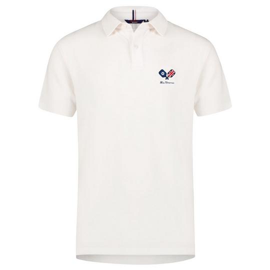 Ben Sherman Polo   deux boutons en micro- ponge pour hommes