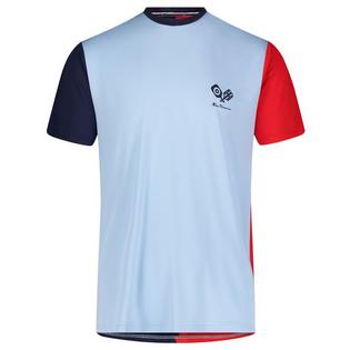  Men's Colourblock Tech Jersey Crew T-Shirt