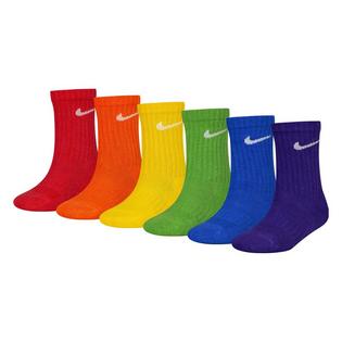 Nike Kids' Dri-FIT Performance Basics Crew Sock (6 Pack)