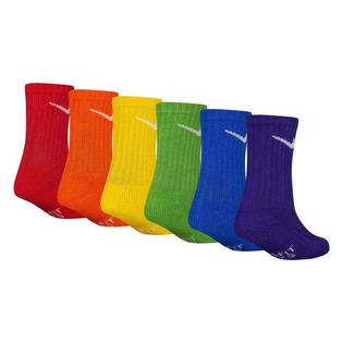 Nike Kids' Dri-FIT Performance Basics Crew Sock (6 Pack)