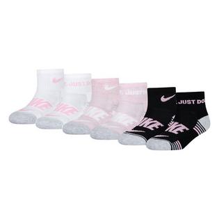  Kids' Block Cushioned Ankle Sock (6 Pack)