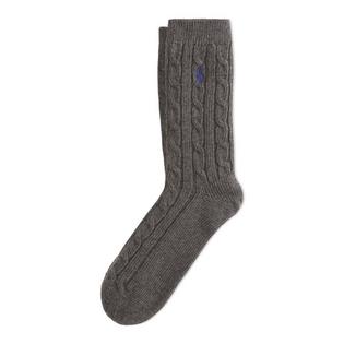  Women's Cable Knit Cotton Crew Sock