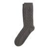 Women s Cable Knit Cotton Crew Sock