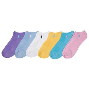 Polo Ralph Lauren Women's Low Cut Ankle Sock (6 Pack)