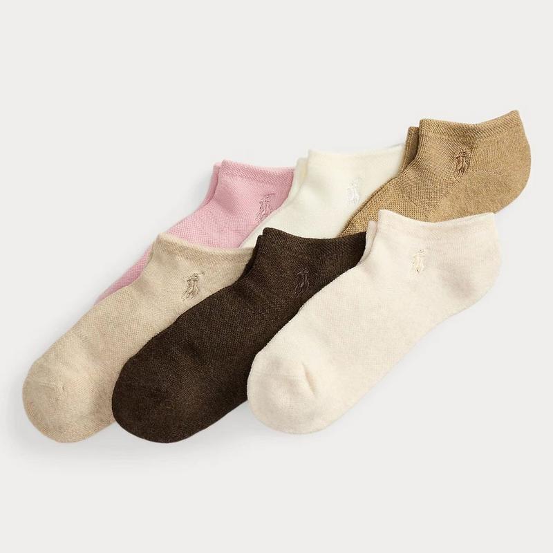 Polo Ralph Lauren Women's Low Cut Ankle Sock (6 Pack)