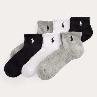 Polo Ralph Lauren Chaussettes de chevilles hautes pour femmes (paquet de 6)