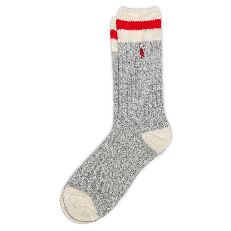 Polo Ralph Lauren Chaussettes de bottes en m&eacute;lange de laine Ragg pour hommes