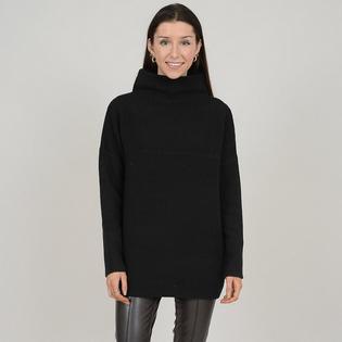  Women's Ribbed Knit Mock Neck Sweater