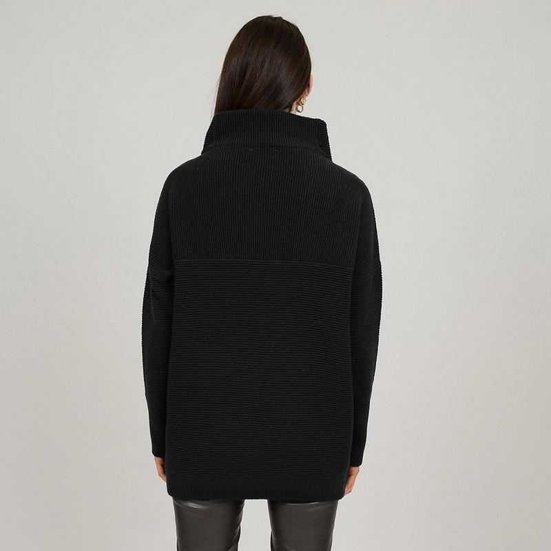 Oak & Ivy Chandail &agrave; col montant c&ocirc;tel&eacute; pour femmes