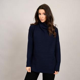 Oak & Ivy Women's Ribbed Knit Mock Neck Sweater