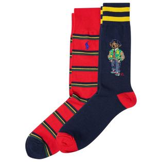  Men's Polo Bear Trouser Sock (2 Pack)