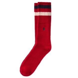 Men's Striped Wool-Blend Boot Sock