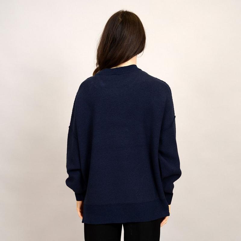 Oak & Ivy Chandail &agrave; col rond en tricot c&ocirc;tel&eacute; pour femmes